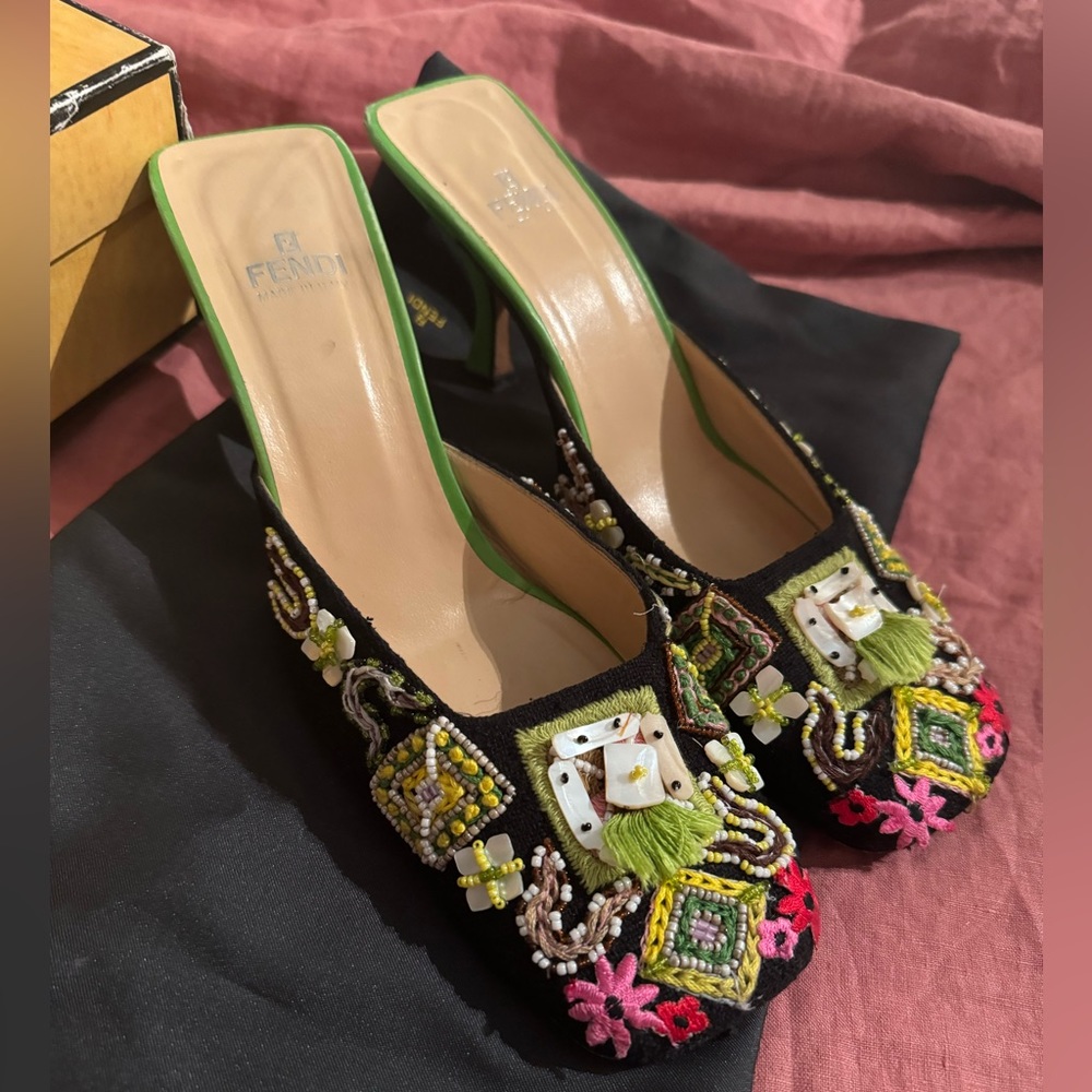 Vintage Fendi Mules!